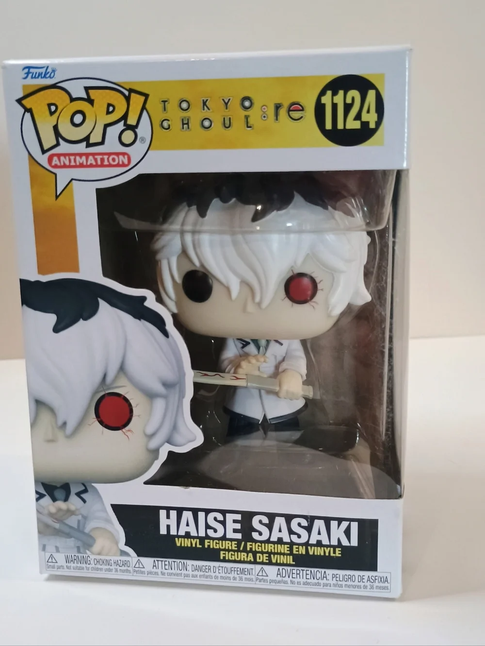 Funko Haise Sasaki Pop! Vinyl - White Hair, Red Eye